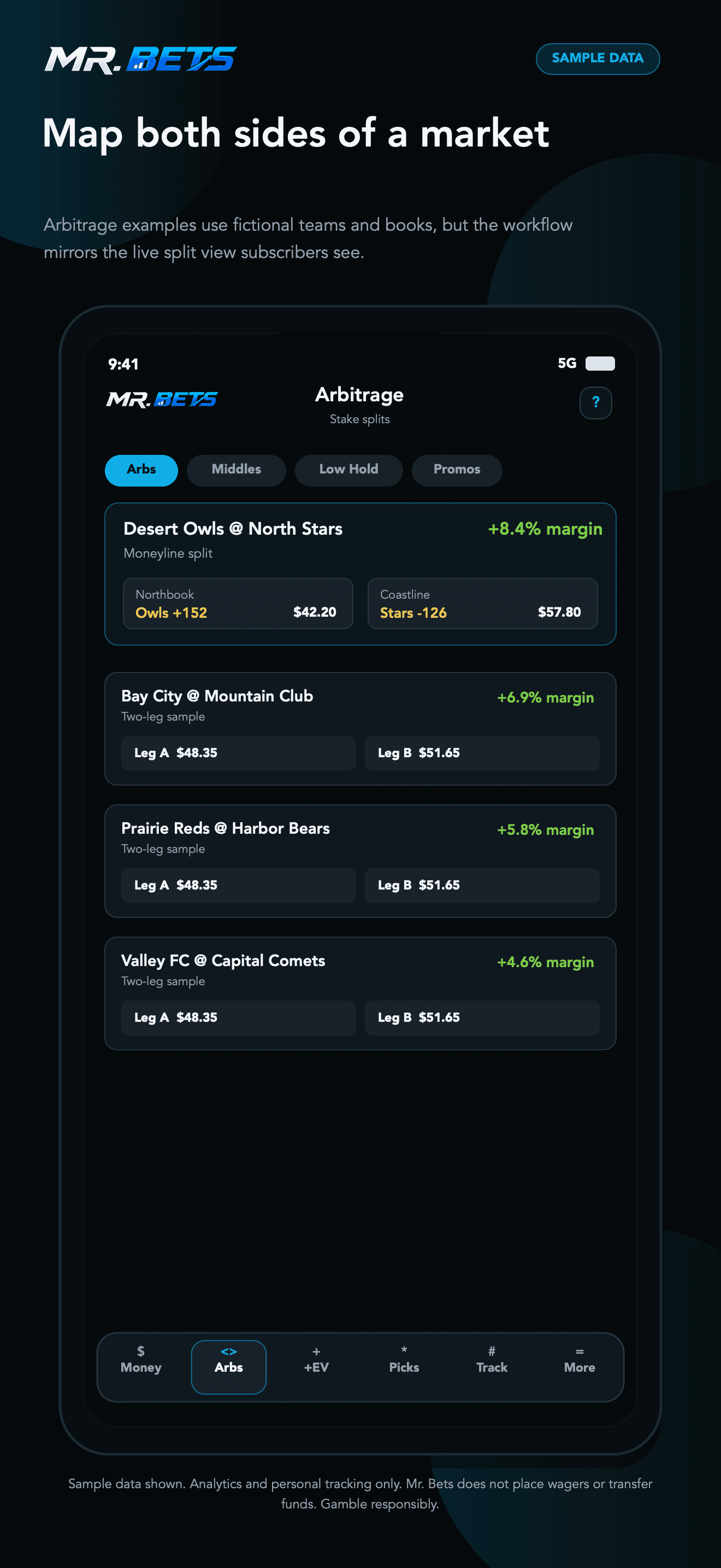 Arbitrage screenshot